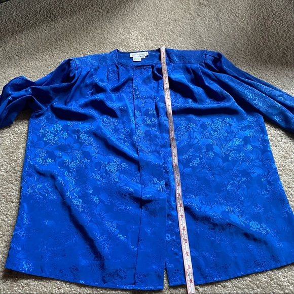 Top, Blue Floral Vintage - Picture 3 of 10